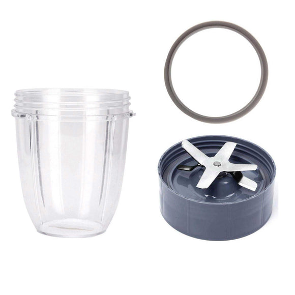 NNEDSZ For NutriShort Cup + Extractor Blade + Grey Seal - For 900 and 600 Models