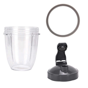 NNEDSZ For NutriShort Cup + Fliptop Lid + Grey Seal - For All 900 and 600 Models