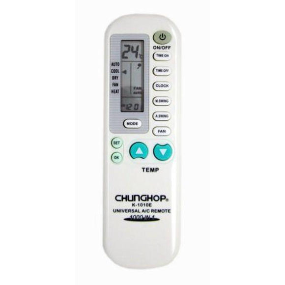 NNEDSZ Universal AC Remote Control Aircon Air Conditioner Multibrand 1000 in 1 - White