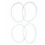 NNEDSZ 4x For NutriRubber White Seal - Gasket Ring For Old Models 600W Only