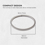 NNEDSZ 2x For Nutribullet Gasket Seal Grey Ring For 900W - Most 600W 1200W Blade