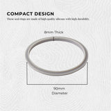 NNEDSZ 3x For Nutribullet Gasket Seals Grey Ring For 900W - Most 600W 1200W Blade