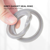 NNEDSZ 4x For Nutribullet Grey Gasket Seal Ring - For New 600W 1200W 900W Models
