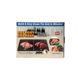 NNEDSZ Defrost Express Defrosting Meat Tray - Miracle Aluminium Thawing Plate Board Mat
