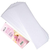 NNEDSZ 100x Pre-Cut Strips Pack - 70gsm Non Woven Disposable Cut Waxing Papers