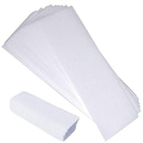 NNEDSZ 100x Pre-Cut Strips Pack - 70gsm Non Woven Disposable Cut Waxing Papers