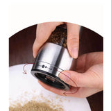 NNEDSZ Electric Battery Salt or Pepper Grinder Adjustable Shakers Automatic Stainless Mill