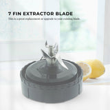 NNEDSZ For Nutri Ninja 7 Fin Extractor Blade - Replacement Blender Juice Parts
