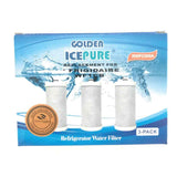 NNEDSZ 3 Pack Fridge Water Filter Cartridges RWF2300A RFC2300A For Frigidaire WF1CB Kenmore