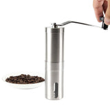 NNEDSZ Coffee Bean Grinder - Stainless Steel Ceramic Burr Manual Hand Crank Nut Mill
