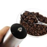 NNEDSZ Coffee Bean Grinder - Stainless Steel Ceramic Burr Manual Hand Crank Nut Mill