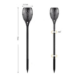 NNEDSZ 51 LED Bulbs Torch Solar Garden Outdoor Flame Dancing Flickering Light Auto Lamp