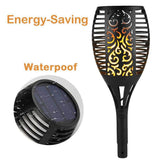 NNEDSZ 51 LED Bulbs Torch Solar Garden Outdoor Flame Dancing Flickering Light Auto Lamp