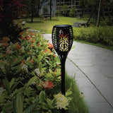 NNEDSZ 51 LED Bulbs Torch Solar Garden Outdoor Flame Dancing Flickering Light Auto Lamp