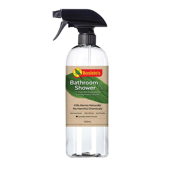 NNEDSZ 500ml Bathroom Shower Cleaner Bosisto's Natural Eucalyptus Essential Oil Spray
