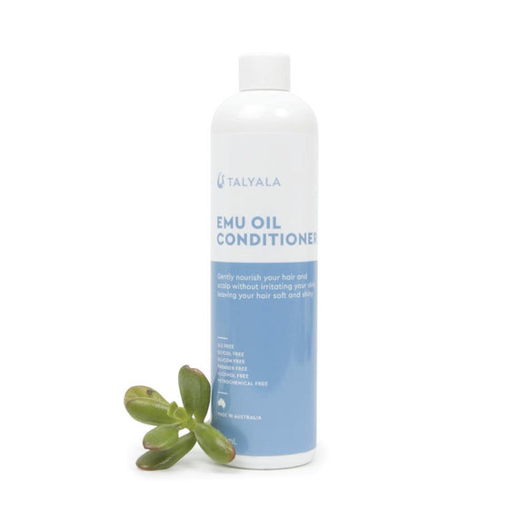 NNEDSZ 375ml Talyala Emu Oil Conditioner Nourish Protect Dandruff Dry Psoriasis Scalp