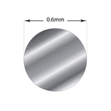 NNEDSZ 20cm Sterling Silver 0.6mm - Soft Wire Rod 22 Gauge Jewellery Bead