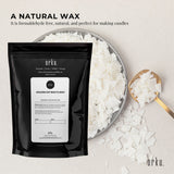 NNEDSZ 50g Golden 464 Soy Wax Flakes - 100% Pure Natural DIY Candle Melts Chips