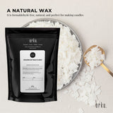 NNEDSZ 2Kg Golden 464 Soy Wax Flakes - 100% Pure Natural DIY Candle Melts Chips