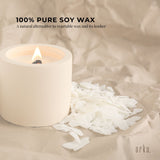NNEDSZ 400g Golden 464 Soy Wax Flakes Bucket - 100% Pure Natural DIY Candle Melts Chips