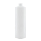 NNEDSZ 10x 1L Clear HDPE Round Bottle + 28/410 Caps - Empty Plastic Food Storage