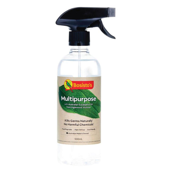 NNEDSZ 500ml Multi-Purpose Spray Bosisto's Natural Eucalyptus Eco Surface Germ Cleaner