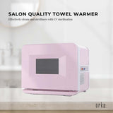 NNEDSZ 8L Pink Electric Towel Warmer UV Steriliser Cabinet Small Hot Heater Sanitiser