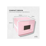 NNEDSZ 8L Pink Electric Towel Warmer UV Steriliser Cabinet Small Hot Heater Sanitiser