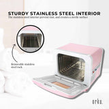 NNEDSZ 8L Pink Electric Towel Warmer UV Steriliser Cabinet Small Hot Heater Sanitiser