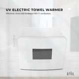 NNEDSZ 8L White Electric Towel Warmer UV Steriliser Cabinet Small Hot Heater Sanitiser