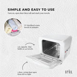 NNEDSZ 8L White Electric Towel Warmer UV Steriliser Cabinet Small Hot Heater Sanitiser