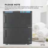 NNEDSZ 32L Black UV Electric Towel Warmer Steriliser Cabinet Beauty Spa Heat Sanitiser