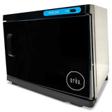 NNEDSZ 23L Black UV Electric Towel Warmer Steriliser Cabinet Beauty Spa Heat Sanitiser