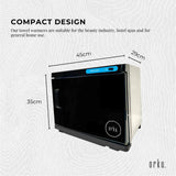 NNEDSZ 23L Black UV Electric Towel Warmer Steriliser Cabinet Beauty Spa Heat Sanitiser