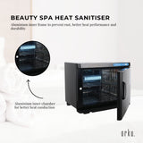 NNEDSZ 23L Black UV Electric Towel Warmer Steriliser Cabinet Beauty Spa Heat Sanitiser
