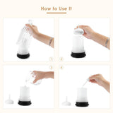 NNEDSZ Essential Oil Aroma Diffuser - 120ml 3D Glass Bottle Ultrasonic Mist Humidifier