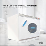 NNEDSZ 25L White UV Electric Towel Warmer Steriliser Cabinet Beauty Spa Heat Sanitiser