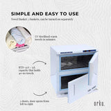 NNEDSZ 32L White UV Electric Towel Warmer Steriliser Cabinet Beauty Spa Heat Sanitiser