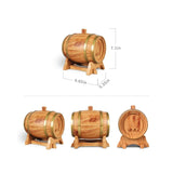 NNEDSZ Essential Oil Aroma Diffuser - 350ml Barrel Wood Ultrasonic Air Mist Humidifier