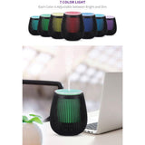NNEDSZ Essential Oil Aroma Diffuser USB - 100ml Black Portable Ultrasonic Car Humidifier