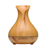 NNEDSZ Essential Oil Aroma Diffuser Tulip Light Wood Colour Ultrasonic Mist Humidifier