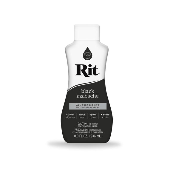 NNEDSZ 236ml Black Fabric Dye Rit Clothes All Purpose Liquid Cloth Tie Colours Cotton