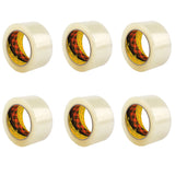 NNEDSZ 6x 3M Scotch Clear Packaging 370 Tape 48mmx75m Strong Packing Moving Adhesive