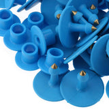 NNEDSZ 1-100 Cattle Number Ear Tags Set - Round Blue Pig Sheep Goat Livestock Labels