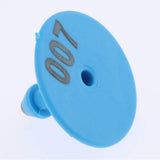 NNEDSZ 1-100 Cattle Number Ear Tags Set - Round Blue Pig Sheep Goat Livestock Labels