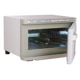 NNEDSZ 18L White UV Electric Towel Warmer Steriliser Cabinet Beauty Spa Heat Sanitiser