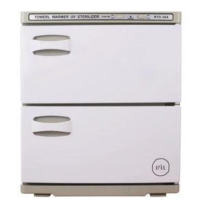 NNEDSZ 36L White UV Electric Towel Warmer Steriliser Cabinet Beauty Spa Heat Sanitiser