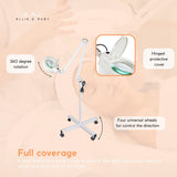NNEDSZ 5x Magnifying Lamp Fluorescent Salon Light Glass Beauty Floor Stand Magnifier