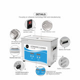 NNEDSZ 4.5L Digital Ultrasonic Cleaner - Ultra Sonic Bath Jewellery Cleaning