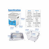 NNEDSZ 2L Digital Ultrasonic Cleaner Jewelry Ultra Sonic Bath Degas Parts Cleaning